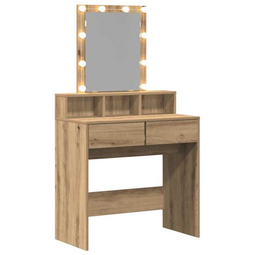 Тоалетна маса дъб артизан 80 x 41 x 144.5 см