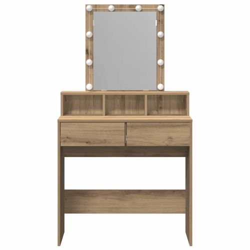 Тоалетна маса дъб артизан 80 x 41 x 144.5 см