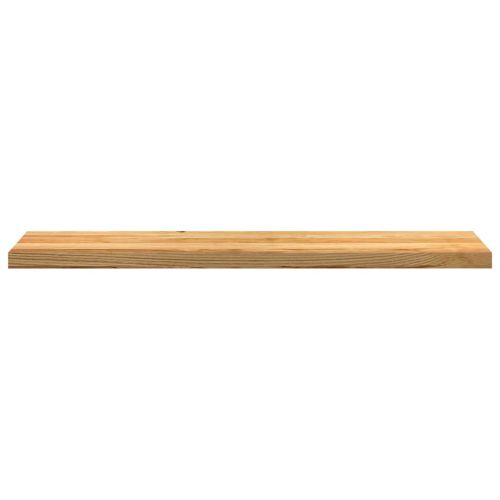 Стълбищни стъпала, 4 бр, светлокафяви, 120x30x2 см, дъб масив