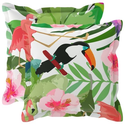 Калъфка за възглавница 2 бр. HOUTEN Многоцветен 30 x 30 cm