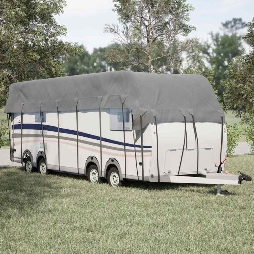 Покривало за покрив на каравана сиво 900x300cm Нетъкана материя