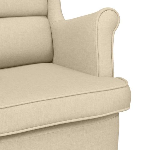 Люлеещ се стол Cream 74x90x102 cm Fabric