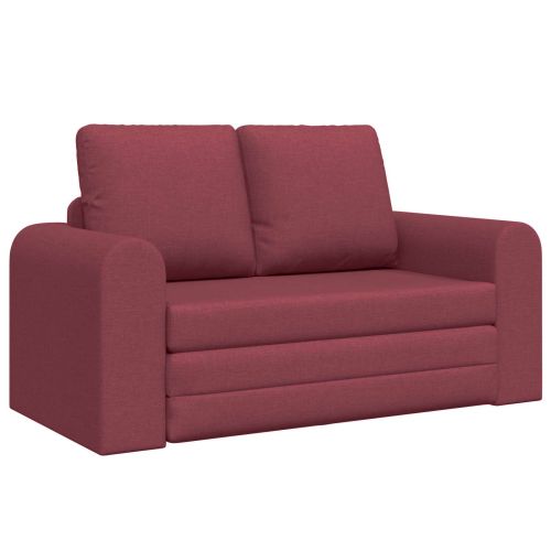 Диван легло Виненочервен 148 x 71 x 83 см текстил