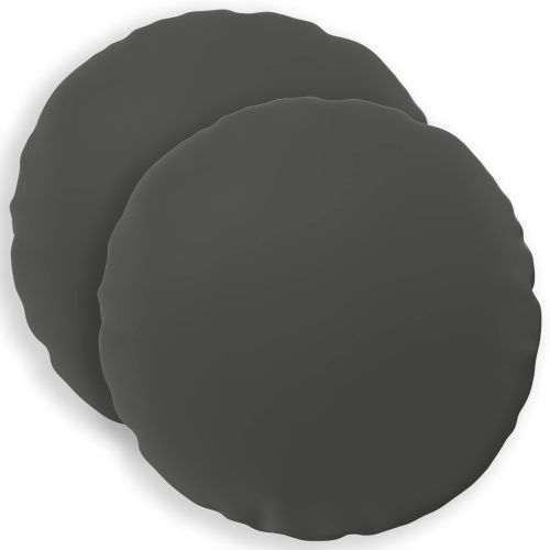 Калъфка за възглавница 2 pcs HEERLEN Антрацит Ø 50 cm Полиестер