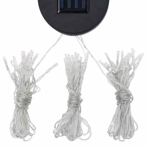 Шатра с LED светещи стрингове 3х3 м антрацит