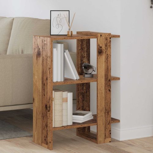 Рафт за книги 2 нива 52 x 25 x 71,5 см Инженерна дървесина