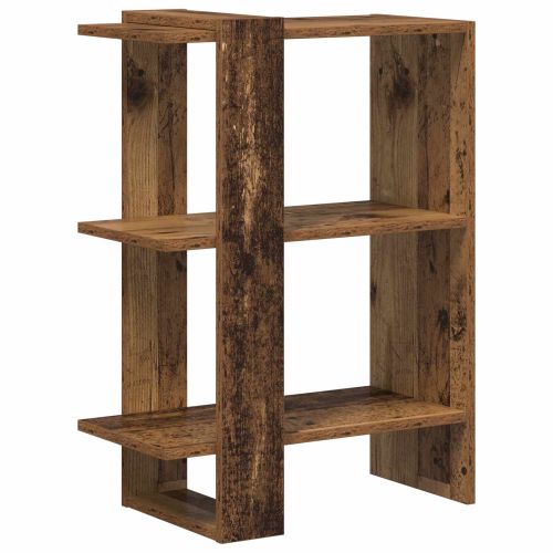 Рафт за книги 2 нива 52 x 25 x 71,5 см Инженерна дървесина