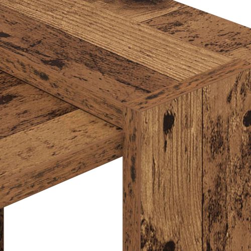 Рафт за книги 2 нива 52 x 25 x 71,5 см Инженерна дървесина