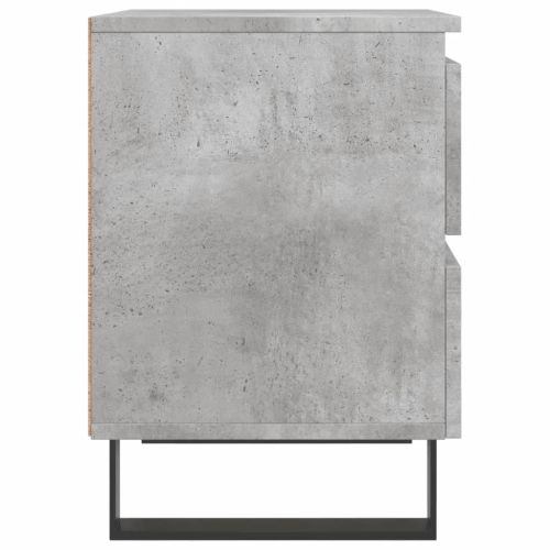 Нощно шкафче бетонно сиво 40x35x50 см инженерно дърво