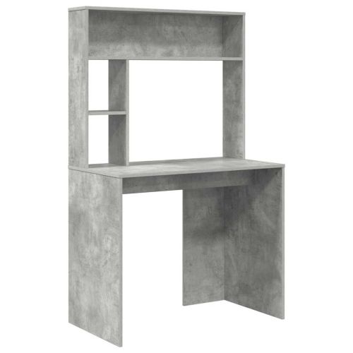 Бюро Циментено сиво 91 x 50 x 149 см Инженерна дървесина