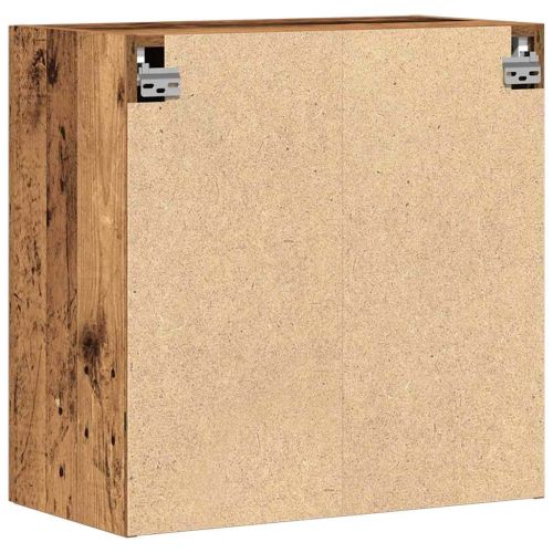 Стенен шкаф 60 x 31,5 x 60 см Инженерна дървесина Старо дърво