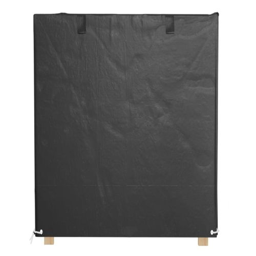 Калъфи за пейки люлки 2 бр 8 капси 125x90x135/165 см полиетилен