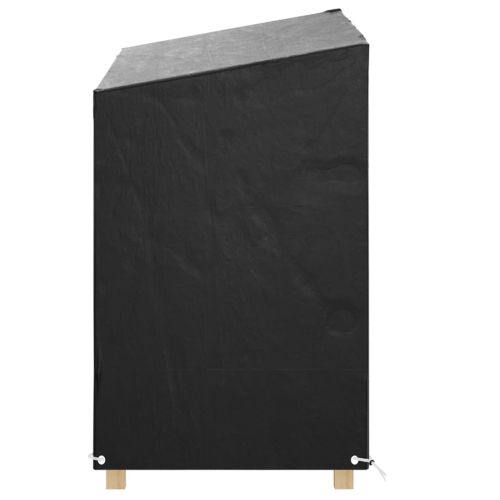 Калъфи за пейки люлки 2 бр 8 капси 125x90x135/165 см полиетилен