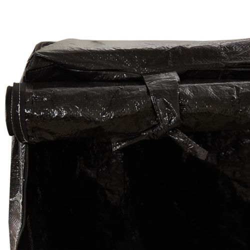 Калъфи за пейки люлки 2 бр 8 капси 125x90x135/165 см полиетилен