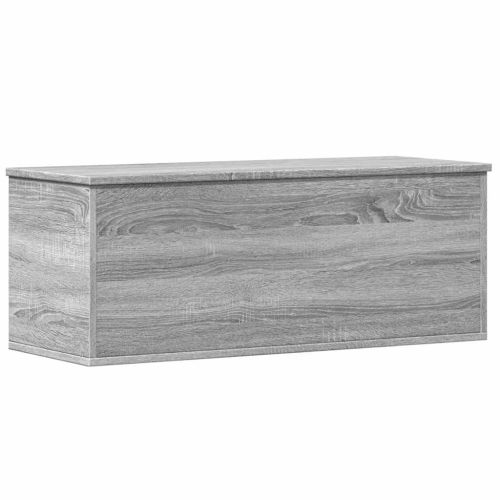 Кутия за съхранение, сив сонома, 90x35x35 см, инженерно дърво