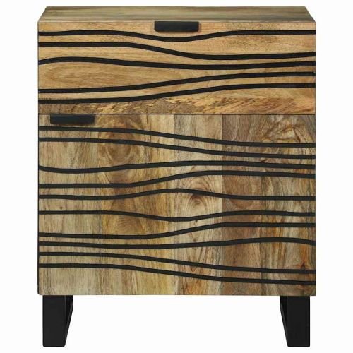 Нощен шкаф Натурално 50 x 33 x 60 см Инженерна дървесина