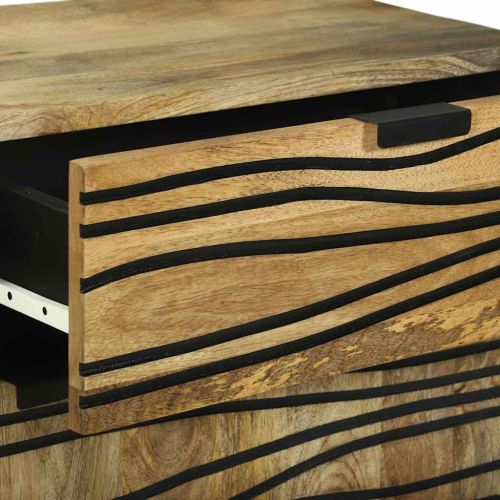Нощен шкаф Натурално 50 x 33 x 60 см Инженерна дървесина