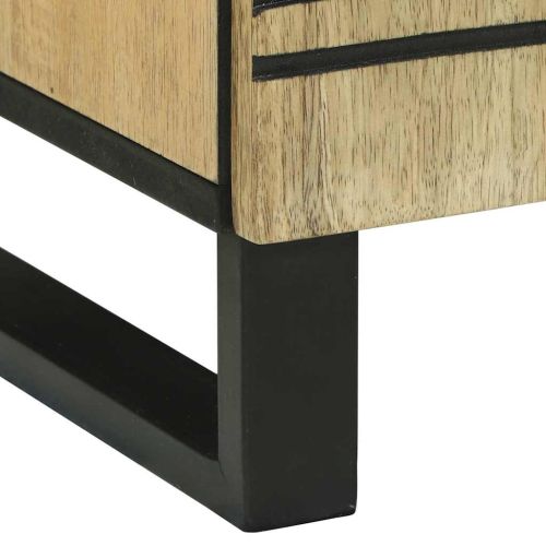 Нощен шкаф Натурално 50 x 33 x 60 см Инженерна дървесина