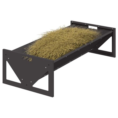 Тръба за хранене на добитък Черно 108 x 50 x 28 см 10 kg