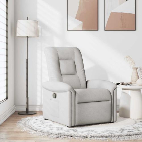 Recliner Chair Cloud Grey Fabric