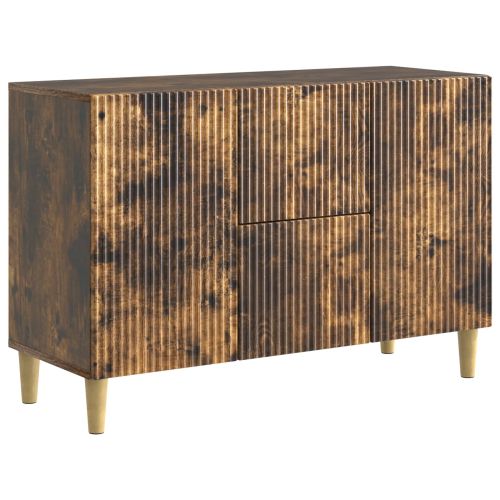 Служебен шкаф Опушен дъб 89 x 34,5 x 60 см Инженерна дървесина
