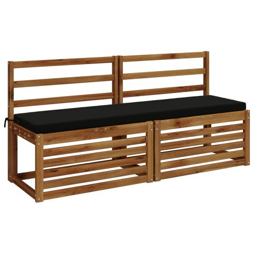 Възглавница за пейка SOEST 100% полиестер Черно 160 x 40 x 5 см