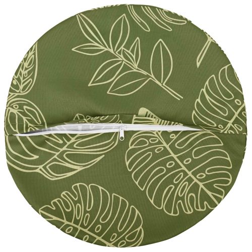 Калъфка за възглавница 6 pcs HEERLEN Дизайн с листа Ø 50 cm