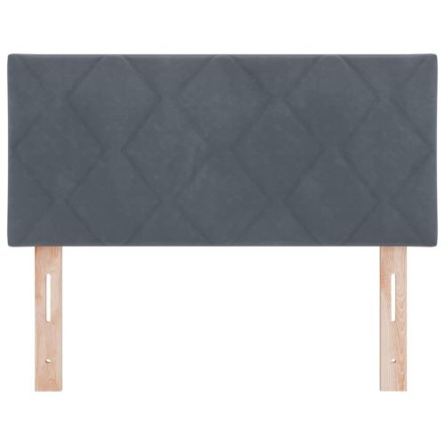 LED глава Тъмен сив 100 cm Кадифе