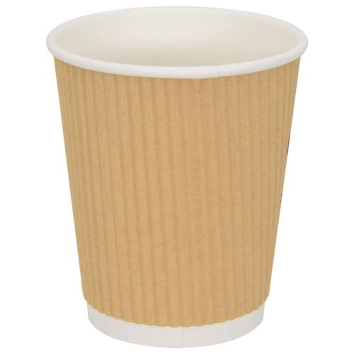 Хартиени чаши за кафе 500 бр. 8oz 200ml Кафяво