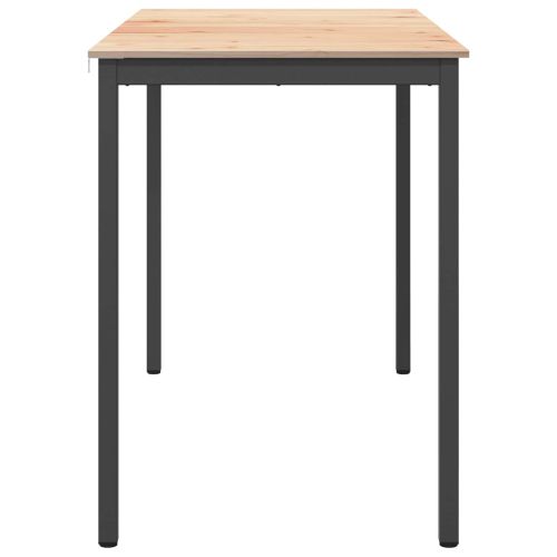 Бар маса 150 x 80 x 105 см Солидно борово дърво Естествен