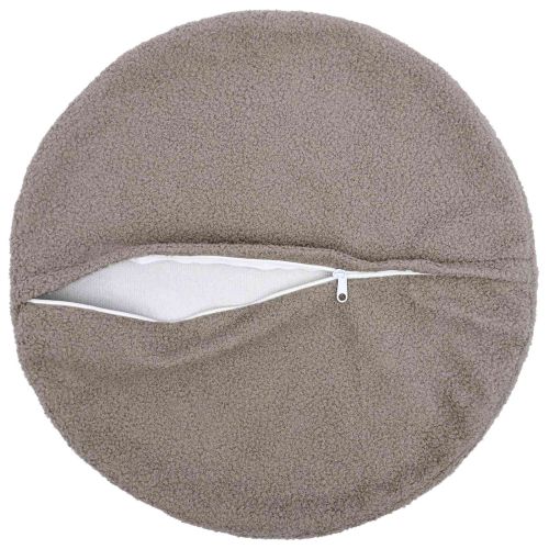 Калъфка за възглавница 2 pcs HEERLEN Светлосиво Ø 40 cm Букле