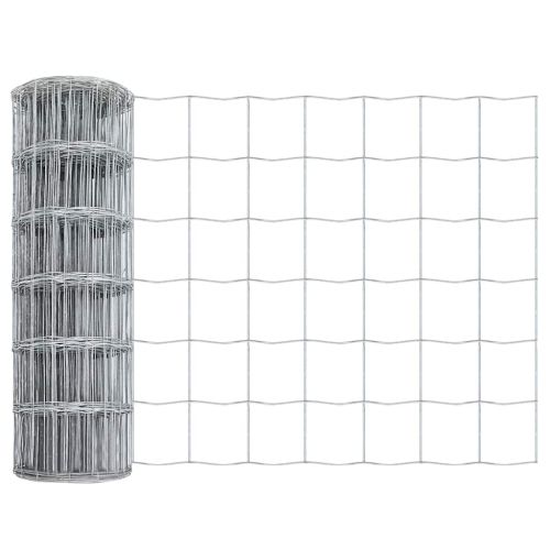 Европейска ограда 0,6 x 50 м Желязо с PVC покритие