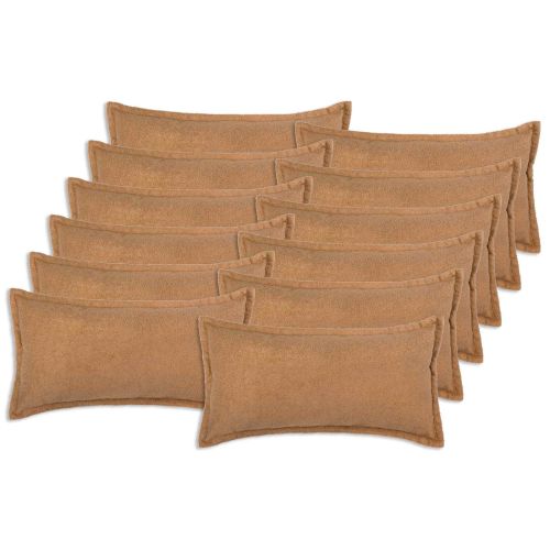 Калъфка за възглавница 12 pcs HOUTEN Бежово 40 x 80 cm Букле