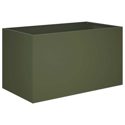 Градинска саксия 2 бр. Маслиненозелено 100 x 50 x 50 cm
