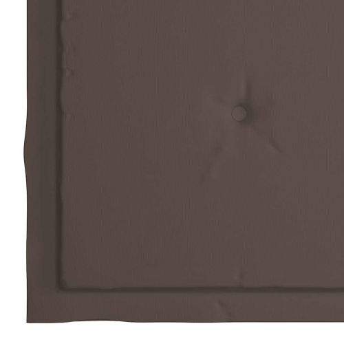 Възглавници за столове 4 бр таупе 40x40x3 см Оксфорд плат