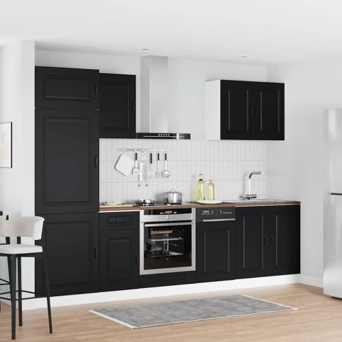 Комплект кухненски шкафове от 7 части Kalmar, инженерно дърво