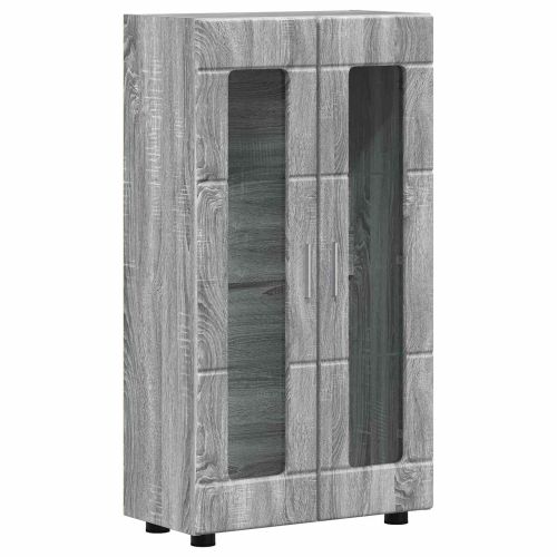 Служебен шкаф FLORIN 55,5 x 29 x 100 см Сив Сонома