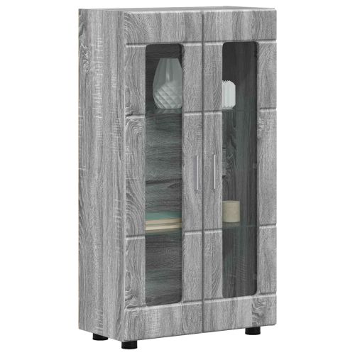 Служебен шкаф FLORIN 55,5 x 29 x 100 см Сив Сонома