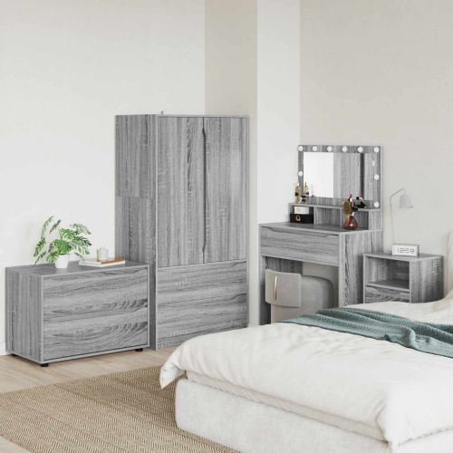 Шкаф за съхранение 80 x 48 x 57 см Инженерна дървесина