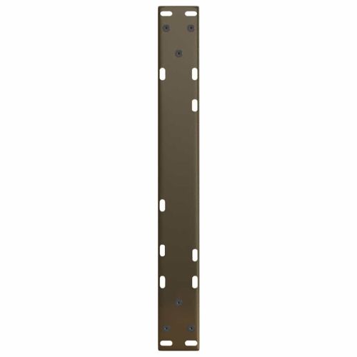 Крака за масичка за кафе, V-образни, 2 бр., естествена стомана, 50 x (42-43,3) см, стомана