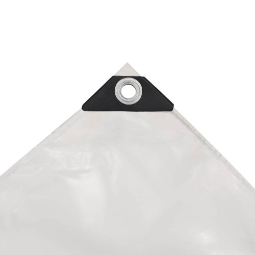 Брезентово платнище, 650 гр/м², 2x3 м, цвят бял