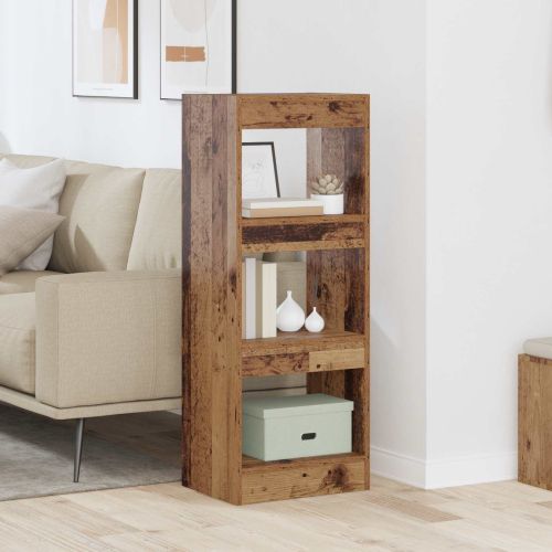 Шкаф за книги 3 нива 40 x 30 x 103 см Инженерна дървесина