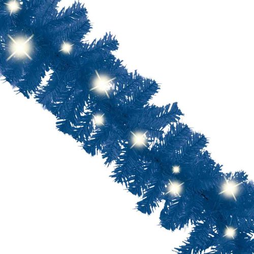 Коледен гирлянд с LED лампички, 5 м, син