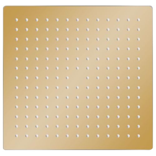 Rainshower душ пита, инокс, 30x30 cм, квадратна, златиста