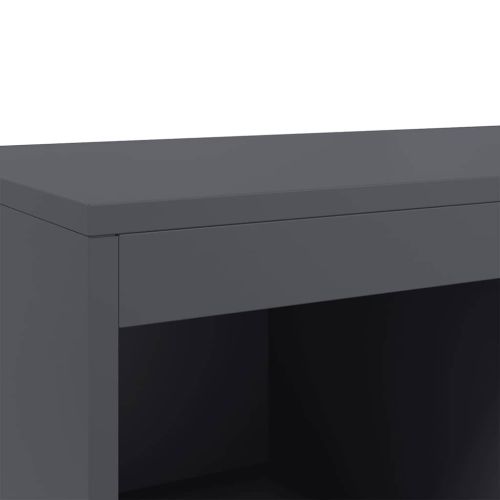 Висок шкаф, антрацит, 68x39x111,5 см, стомана