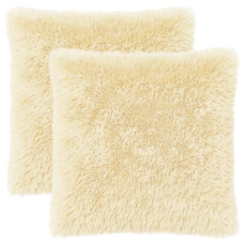 Калъфка за възглавница 2 pcs HEERLEN Кремаво 60 x 60 cm