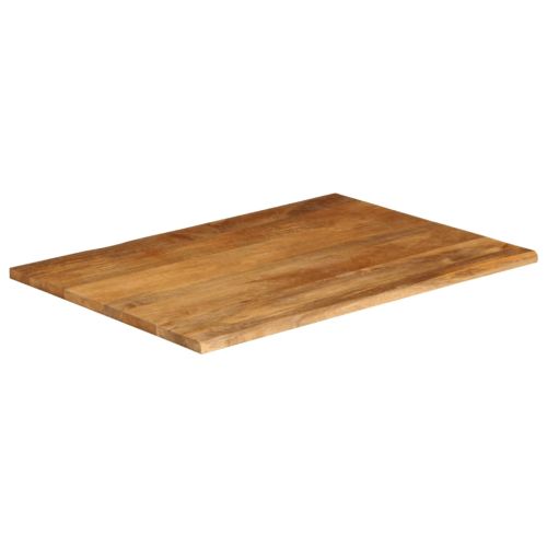 Плот за маса, жив ръб, 90x80x2,5 см, масивно дърво манго