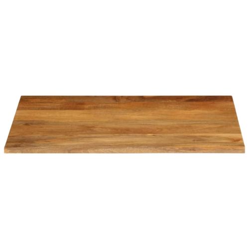 Плот за маса, жив ръб, 90x80x2,5 см, масивно дърво манго