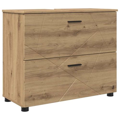 Комплект мебели за баня 4 бр. Дъб 35 x 30 x 192 см