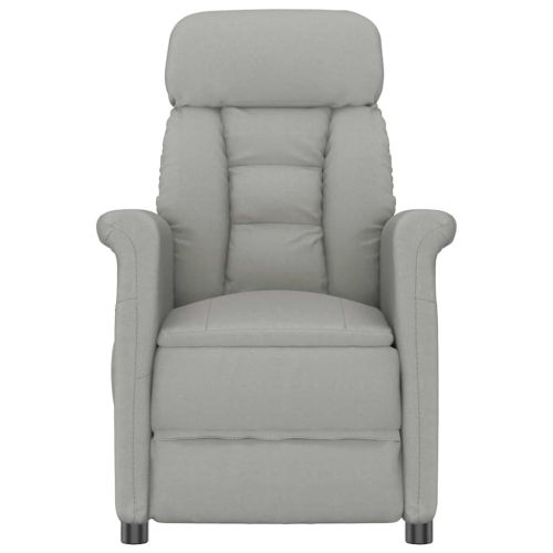 Масажен стол Светлосиво 96.5 x 70.5 x 95 см Микрофибър